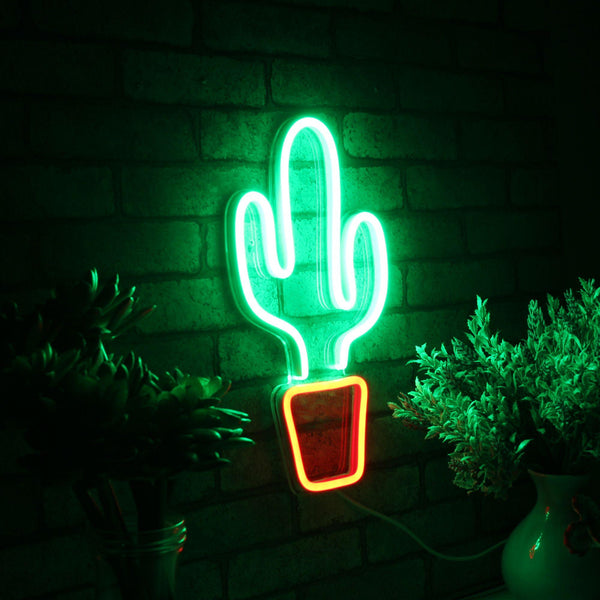 ADVPRO Green Cactus Ultra-Bright LED Neon Sign fnu0035