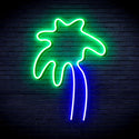 ADVPRO Coconut Palm Tree Ultra-Bright LED Neon Sign fnu0036 - Green & Blue