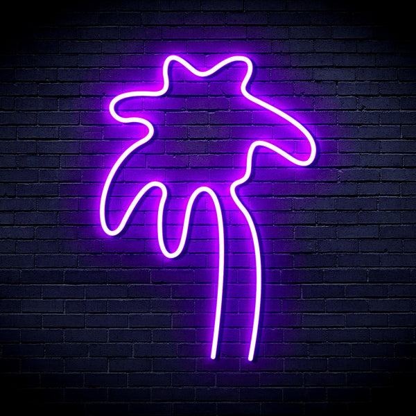 ADVPRO Coconut Palm Tree Ultra-Bright LED Neon Sign fnu0036 - Purple