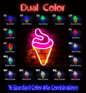ADVPRO Ice-cream Ultra-Bright LED Neon Sign fnu0039 - Dual-Color