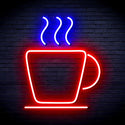 ADVPRO Coffee Cup Ultra-Bright LED Neon Sign fnu0041 - Blue & Red