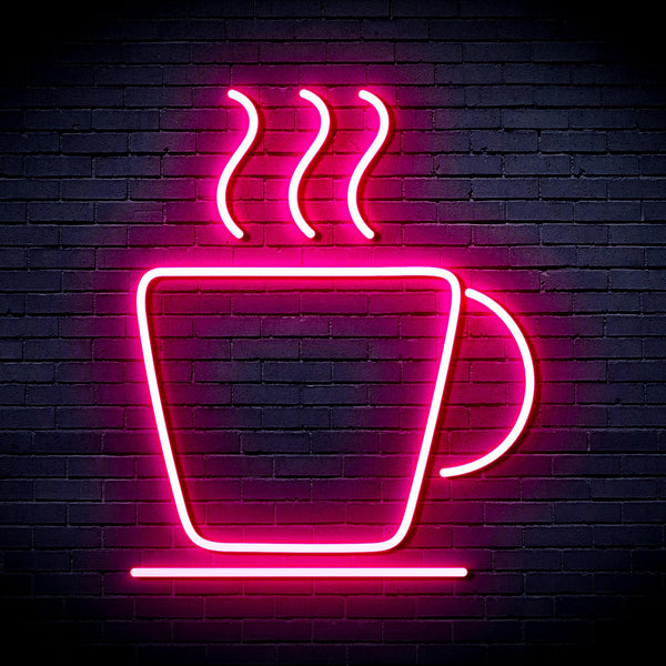 ADVPRO Coffee Cup Ultra-Bright LED Neon Sign fnu0041 - Pink
