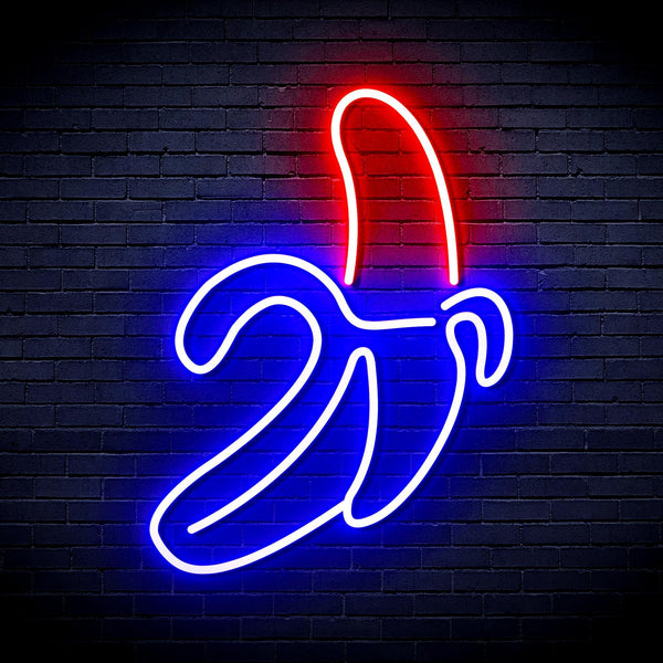 ADVPRO Banana Ultra-Bright LED Neon Sign fnu0042 - Red & Blue