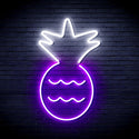 ADVPRO Pineapple Ultra-Bright LED Neon Sign fnu0043 - White & Purple