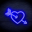 ADVPRO Heart and Arrow Ultra-Bright LED Neon Sign fnu0047 - Blue