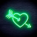 ADVPRO Heart and Arrow Ultra-Bright LED Neon Sign fnu0047 - Golden Yellow