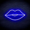 ADVPRO Red Lips Ultra-Bright LED Neon Sign fnu0048 - Blue