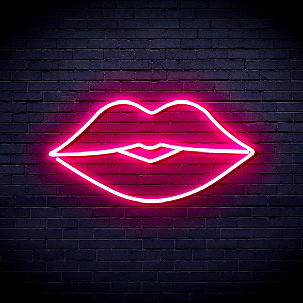 ADVPRO Red Lips Ultra-Bright LED Neon Sign fnu0048 - Pink
