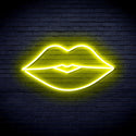 ADVPRO Red Lips Ultra-Bright LED Neon Sign fnu0048 - Yellow