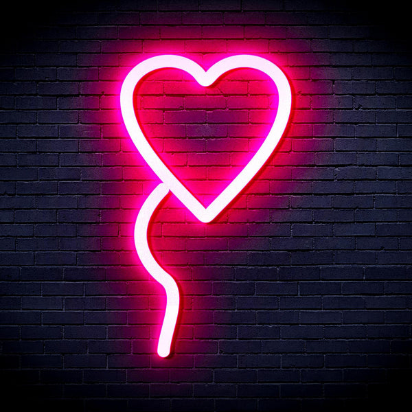 ADVPRO Heart shaped Ballon Ultra-Bright LED Neon Sign fnu0050 - Pink