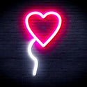 ADVPRO Heart shaped Ballon Ultra-Bright LED Neon Sign fnu0050 - White & Pink
