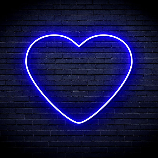 ADVPRO Heart Ultra-Bright LED Neon Sign fnu0051 - Blue