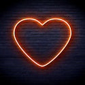 ADVPRO Heart Ultra-Bright LED Neon Sign fnu0051 - Orange