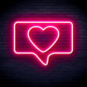 ADVPRO Heart in Chat Box Ultra-Bright LED Neon Sign fnu0052 - Pink