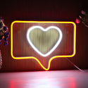 ADVPRO Heart in Chat Box Ultra-Bright LED Neon Sign fnu0052