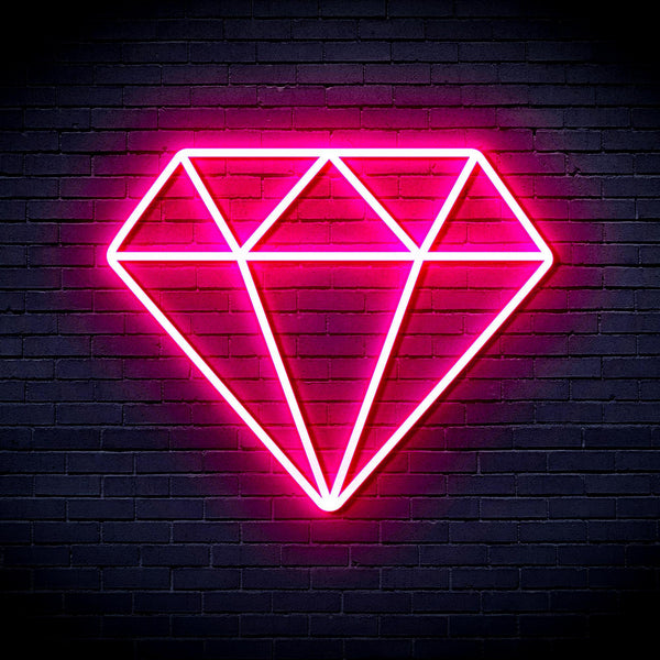 ADVPRO Diamond Ultra-Bright LED Neon Sign fnu0055 - Pink