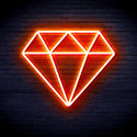 ADVPRO Diamond Ultra-Bright LED Neon Sign fnu0055 - Orange