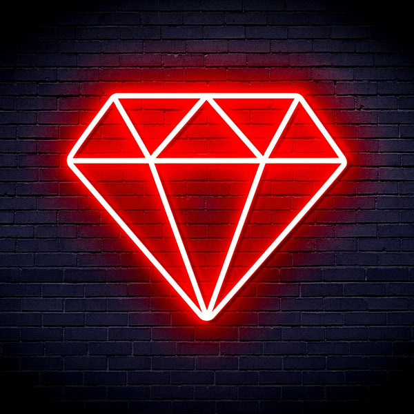 ADVPRO Diamond Ultra-Bright LED Neon Sign fnu0055 - Red