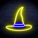ADVPRO Wizard Hat Ultra-Bright LED Neon Sign fnu0056 - Blue & Yellow