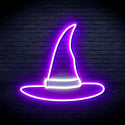ADVPRO Wizard Hat Ultra-Bright LED Neon Sign fnu0056 - White & Purple