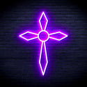 ADVPRO Holy Cross Ultra-Bright LED Neon Sign fnu0060 - Purple
