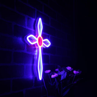 ADVPRO Holy Cross Ultra-Bright LED Neon Sign fnu0060