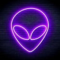 ADVPRO Alien Face Ultra-Bright LED Neon Sign fnu0061 - Purple