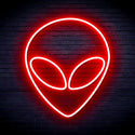 ADVPRO Alien Face Ultra-Bright LED Neon Sign fnu0061 - Red