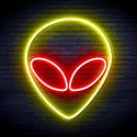 ADVPRO Alien Face Ultra-Bright LED Neon Sign fnu0061 - Red & Yellow