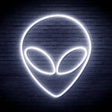 ADVPRO Alien Face Ultra-Bright LED Neon Sign fnu0061 - White