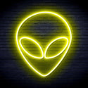 ADVPRO Alien Face Ultra-Bright LED Neon Sign fnu0061 - Yellow