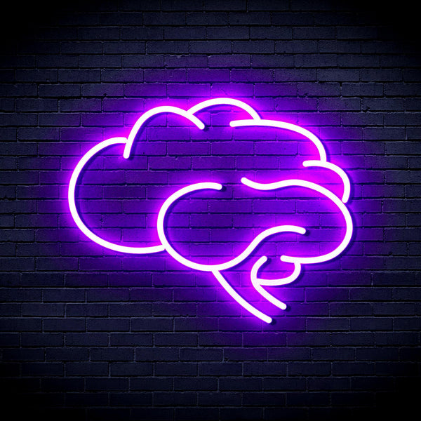 ADVPRO Brain Ultra-Bright LED Neon Sign fnu0063 - Purple