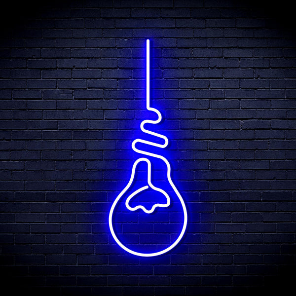 ADVPRO Light Bulb Ultra-Bright LED Neon Sign fnu0064 - Blue