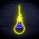ADVPRO Light Bulb Ultra-Bright LED Neon Sign fnu0064 - Blue & Yellow