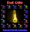 ADVPRO Light Bulb Ultra-Bright LED Neon Sign fnu0064 - Dual-Color
