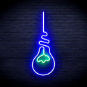 ADVPRO Light Bulb Ultra-Bright LED Neon Sign fnu0064 - Green & Blue