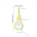 ADVPRO Light Bulb Ultra-Bright LED Neon Sign fnu0064 - Size