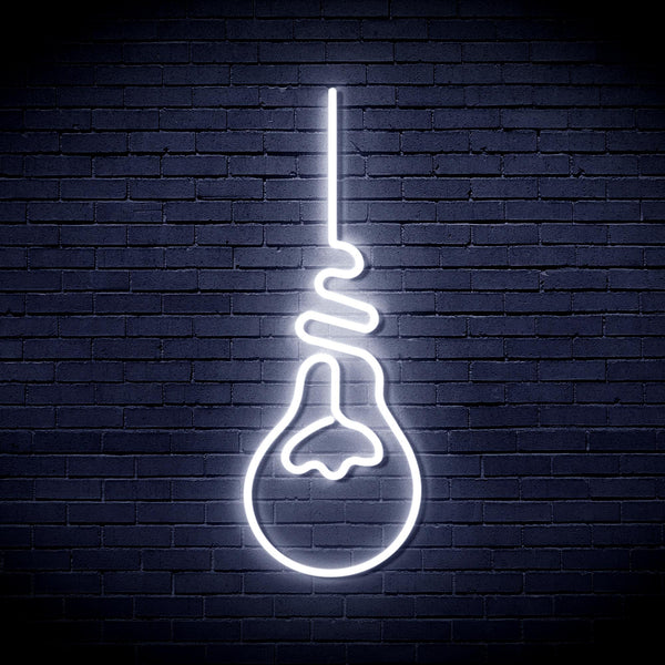 ADVPRO Light Bulb Ultra-Bright LED Neon Sign fnu0064 - White