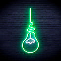 ADVPRO Light Bulb Ultra-Bright LED Neon Sign fnu0064 - White & Green