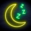 ADVPRO Sleepy Moon Ultra-Bright LED Neon Sign fnu0065 - Green & Yellow
