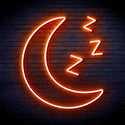 ADVPRO Sleepy Moon Ultra-Bright LED Neon Sign fnu0065 - Orange