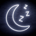 ADVPRO Sleepy Moon Ultra-Bright LED Neon Sign fnu0065 - White