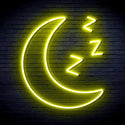 ADVPRO Sleepy Moon Ultra-Bright LED Neon Sign fnu0065 - Yellow