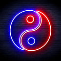 ADVPRO Tai Chi Symbol Ultra-Bright LED Neon Sign fnu0066 - Blue & Red