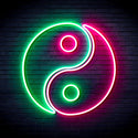 ADVPRO Tai Chi Symbol Ultra-Bright LED Neon Sign fnu0066 - Green & Pink