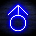 ADVPRO Male Symbol Ultra-Bright LED Neon Sign fnu0068 - Blue