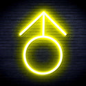 ADVPRO Male Symbol Ultra-Bright LED Neon Sign fnu0068 - Yellow
