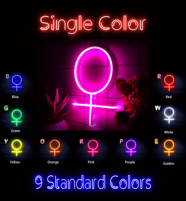 ADVPRO Female Symbol Ultra-Bright LED Neon Sign fnu0069 - Classic