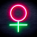 ADVPRO Female Symbol Ultra-Bright LED Neon Sign fnu0069 - Green & Pink
