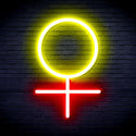 ADVPRO Female Symbol Ultra-Bright LED Neon Sign fnu0069 - Red & Yellow
